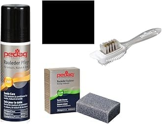 Suede Cleaner and Textile Color Restorer, 3 pc Cleaning and Care Kit for Shoes and Boots, Made in Germany