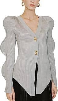 Women's Knit Cardigan Sweaters Long Sleeve Button Down Open Front Casual Outwear Trendy 2025