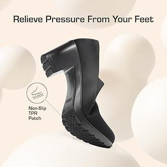 DREAM PAIRS Women's Low Chunky Block Heels Pumps Comfortable Slip-on Heeled Loafers Dress Work Shoes for Office Business LOLA