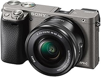 Sony Alpha a6000 Mirrorless Digital Camera with 16-50mm Lens, Graphite (ILCE-6000L/H)