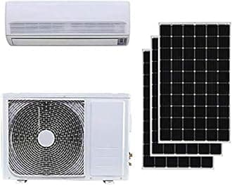12000BTU Solar Hybrid ACDC Ductless Mini Split Air Conditioner With Heater
