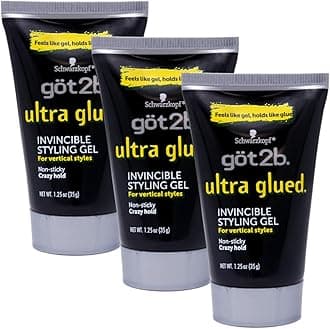 (3Pack) [GOT 2B] ULTRA GLUED INVINCIBLE STYLING GEL 1.25OZ