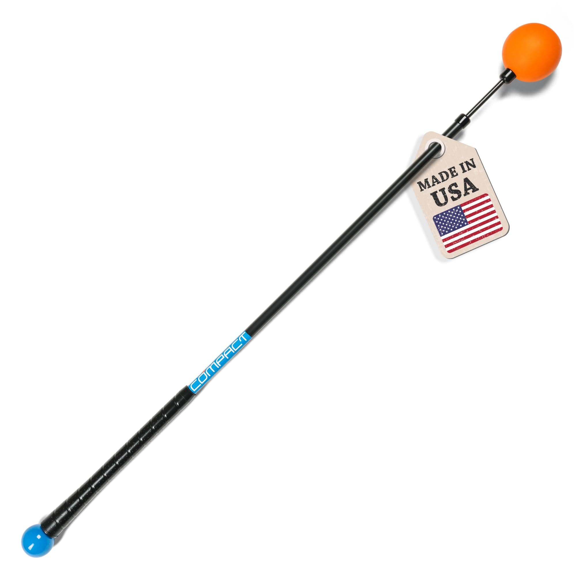 Orange Whip Golf Swing Trainer Aid - for Improved Rhythm, Flexibility, Balance, Tempo, and Strength
