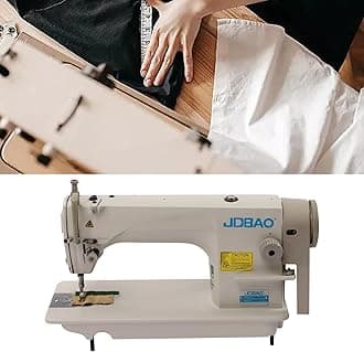6500RPM Industrial Sewing Machine, Heavy Duty Commercial Grade Leather Upholstery Sewing Machine Pure Copper for Industrial Upholstery Sewing Beginners & Alteration Stores(No Motor)