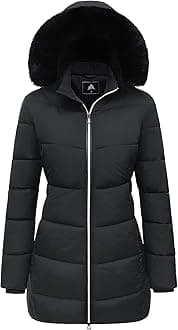 MOERDENGWomen's Winter Windproof Warm Down Coats Waterproof Thicken Hooded fashions Puffer Jacket