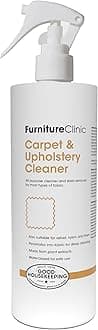 Furniture Clinic Carpet & Upholstery Cleaner Spray - Carpet Cleaner Solution for All Fabrics, Textiles & Carpets - Stain Remover - Natural Plant Based Cleaner - Safe to Use On Silk & Wool - 500ml