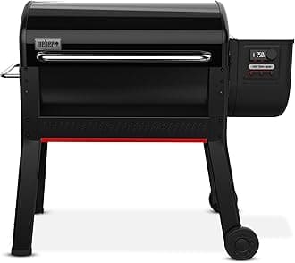 Smoque™ XL 34‑Inch Pellet Smoker, Black – Outdoor BBQ Pellet Grill with SmokeBoost™, SmoqueVent™ Airflow System & Rapid React™ PID Temperature Control