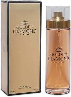 Golden Diamond Eau de Parfum Natural Spray Women's Perfume​ Daily Used 3.4 Fluid Ounce