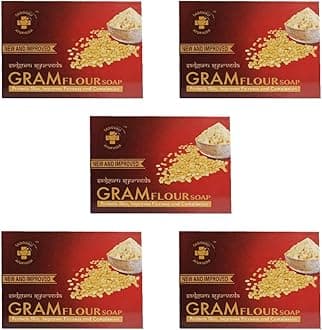 SADGURU AYURVEDA - SOAPS (GRAM FLOUR) Pack of 5