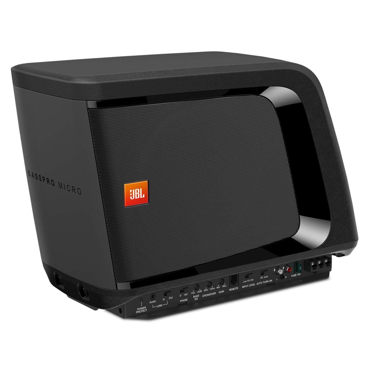 JBL Basspro Micro - Dockable powered subwoofer system, Black