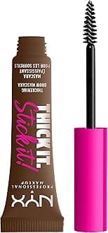 NYX PROFESSIONAL MAKEUP Thick It Stick It Thickening Brow Mascara, Eyebrow Gel - Brunette