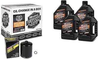 V-Twin Quick Change Kit Mineral w/Chrome Filter, Evo/Sportster