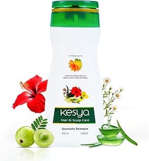 Kesya Scalp Care Shampoo by Ashtanga 200ml(Pack of 1) – Ayurvedic Hair Growth & Anti-Dandruff Shampoo | Controls Hairfall & Frizz | Hibiscus, Amla & Bhringaraj | Daily Use