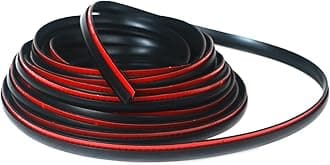 Fender Flare Seal Gasket & Edge Trim - Rubber Seal for Car & Truck Wheel Wells, Bonds with Automotive-Grade Adhesive Tape, T-Style, 18' Length