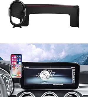 Autorder Car Phone Holder for 2019-2022 Mercedes-Benz C-Class/GLC/2021 2022 V-Class Accessories Phone Mount 10.25" Screen Cell Phone Automobile Cradles Hands-Free 360 Degree Rotation