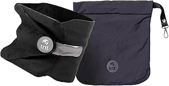 Trtl Travel Pillow for Neck Support- Super Soft Neck Pillow with Shoulder Support and Cozy Cushioning Lightweight and Easy to Carry - Machine Washable - Black