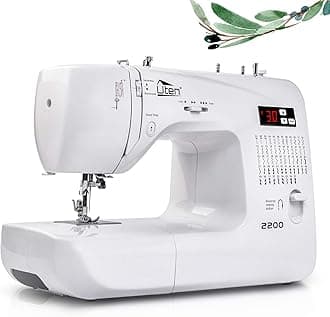 Uten Portable Sewing Machine, Computerized Sewing Machine with 60 Unique Integrated Stitches and 8 Eyelets