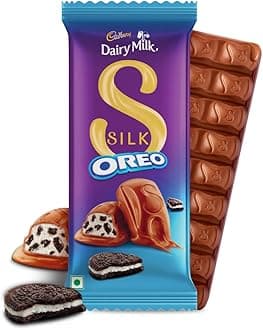 Dairy Milk Silk Oreo Chocolate Bar, 124 g