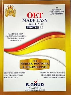 OET Made Easy (Writing) Updated 2.0 | Preparation Book for Nurses,Doctors, and Pharmacists | B-GHUD Academy - George John