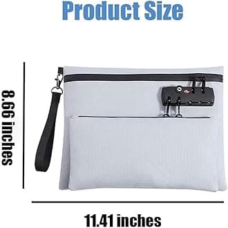 2025 New Travel Lock Bag, Cash Pouch, Travel Luggage Lock, Double Layer Anti-Theft Handbag With 3-Digit Code, TravelLock Bags for Personal Items Backpacks, Gym Bags More (Blue)