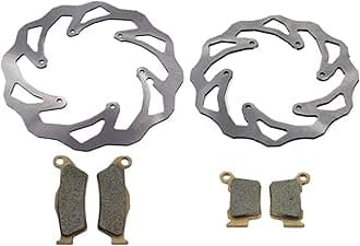 Brake disc Motorcycle Front Rear Brake Discs Rotors Set Fit for K-tm SX SXC SXF EXC EXCF XC F XCW Supermoto 125 250 300 350 450 500 1998-2020 Brake disc kit(Set 2)