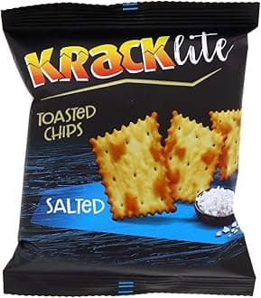 Kracklite, Toasted Chips, Salt, 12x26g