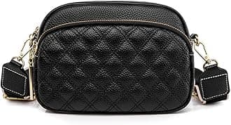 Crossbody Bags for Women, Genuine Leather Cross Body Bag Women with Adjustable Wide Strap Multiple Pockets Handbags & Shoulder Bags