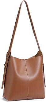 SENDEFN Bucket Bags for Women Leather Shoulder Bag Womens Bags，Stylish and Durable Handbags for Women