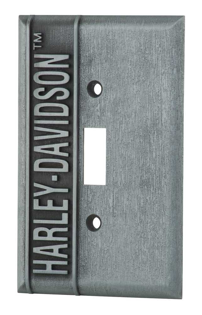 Harley-Davidson Heavy-Duty H-D Single Switch Plate, Hardware Included HDL-10169