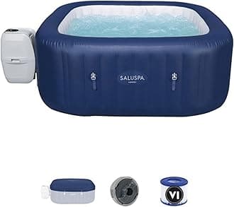 Bestway SaluSpa Hawaii 4 Person Smart AirJet Inflatable Hot Tub Spa with 140 Jets and App Control