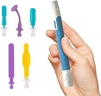 TalkTools Sensi Kit & 5 Jaw Tips - Sensory Therapy Tool for Speech and Feeding, Autism Sensory Products, ADHD Tools, Speech Therapy Gifts for Autism Children (Ocean Blue)