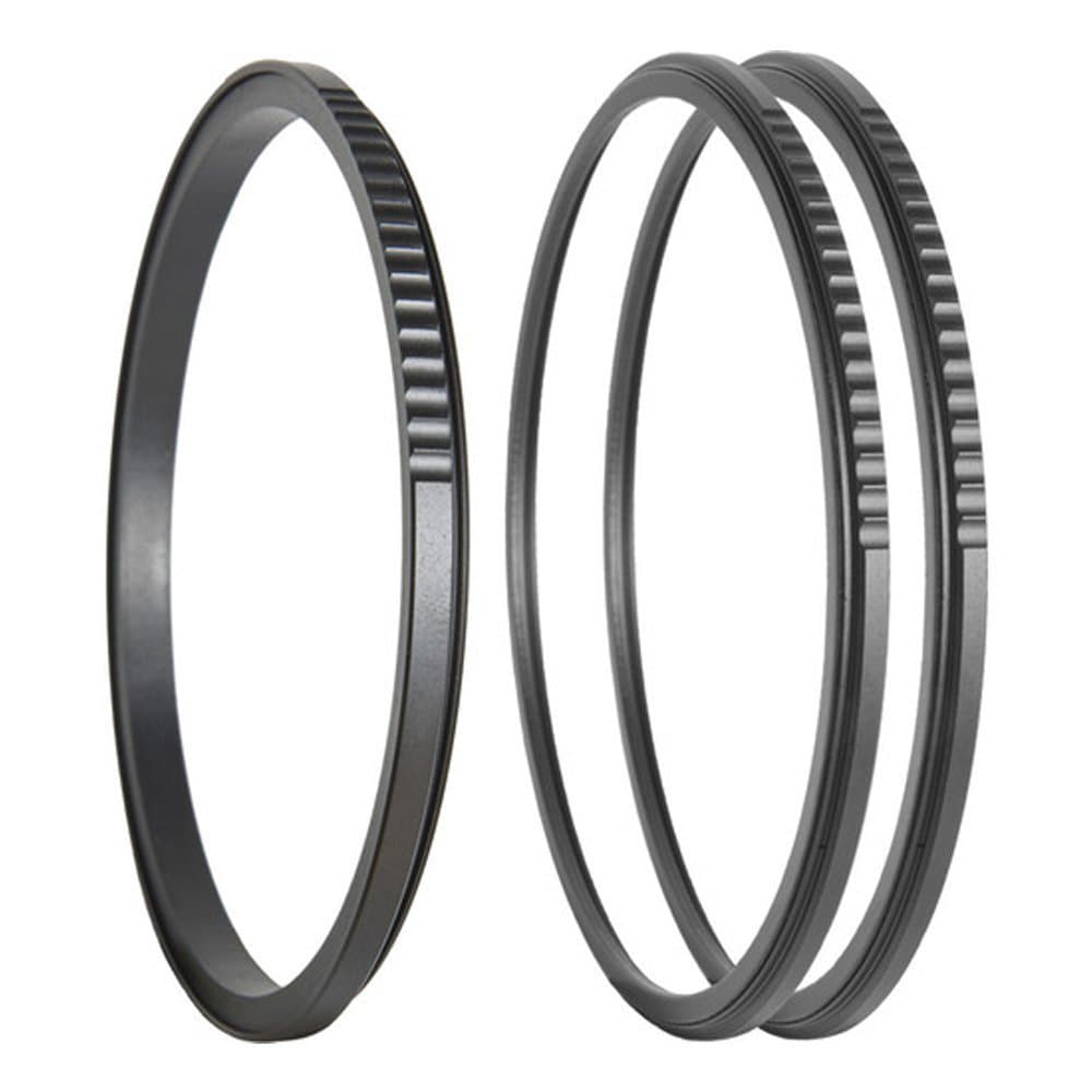 Xume 72mm Lens Thread to XUME Filter Holder Bundle, 2 Holders, Breakthrough Photography 72mm Center-Pinch Lens Cap, 72mm Adapter