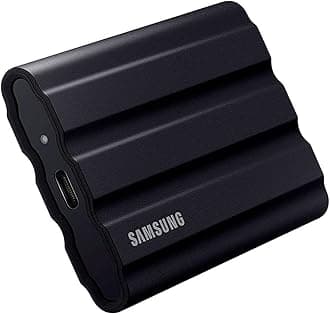 T7 Shield Portable SSD 2 TB - USB 3.2 Gen.2 External SSD Black (MU-PE2T0S/EU)
