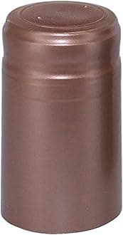 PVC Heat Shrink Capsules With Tear Tabs For Wine Bottles - 60 Count (Dusty Rose)