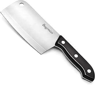 Meat Cleaver Knife 7 Inch, Heavy Duty Stainless Steel Kitchen Cleaver & Vegetable Chopper Knife for Meat, Chicken & Vegetables, Multipurpose Butcher Knife for Home Kitchen & Restaurant