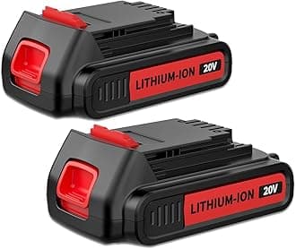 Bonacell 4.0Ah for Black and Decker 20V Lithium Battery Compatible with Black Decker 20 Volt Battery 2 Pack 20volt Drill LBXR20 LBXR2020 LBX20 LBXR2520 LB2X4020 LB2XR20