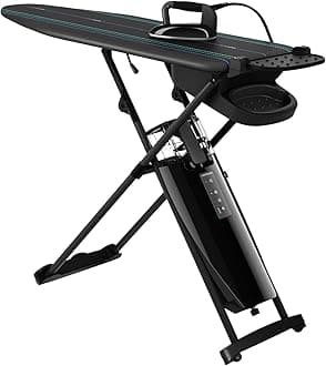 Smart U, Ironing System, Hygienic Steam Kills Bacteria and Dust Mites, Active Board, 3D Active Soleplate, Pulse Steam, Removable Water Tank, Single Temperature, Integrated Wheels