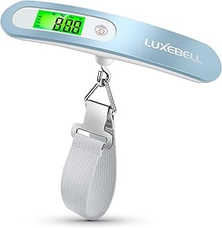 Digital Luggage Scale Vacation Travel Essentials Accessories Gifts for Traveler Portable Suitcase Handheld Weight Scale 110 lbs Hanging Baggage Travel Must Haves