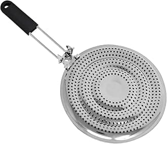 BNYD Heat Diffuser Plate for Gas & Electric Stove – Simmer Ring & Flame Reducer for Even Heat Distribution, Scorch Prevention & Slow Cooking
