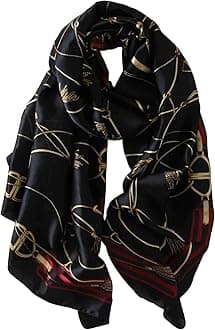 Womens 100% Large Mulberry Silk Scarf Long Satin Scarf Fashion Lightweight Wraps
