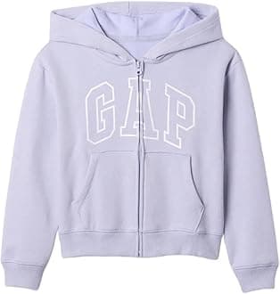 GAP Girls' V-FA Logo Fz