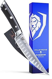 DALSTRONG Gladiator Series Fillet & Boning Knife- 6"- German HC Steel - Curved Blade - With Sheath