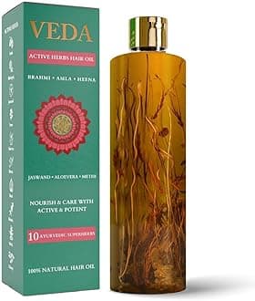 Ayurvedic Cold Pressed Hair Oil | Ayurvedic Jadi Butis Infused Oil | 200ml