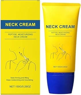Neck Cream, Neck Firming Cream with Roller Massage, Tighten and Lift, Moisturizing Repair Sagging Skin Care for all Skin Types (1)