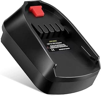 Adapter for Dewalt Battery and for Milwaukee M18 18V Battery to Convert for Bosch 18V Green Tool POWER FOR ALL