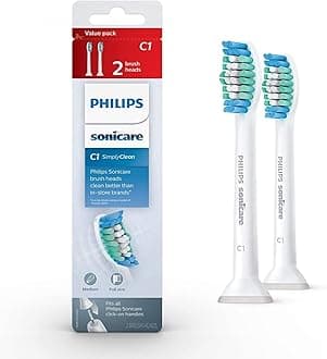 Philips Sonicare Simply Clean Brush Head, 2 Count by Philips Sonicare