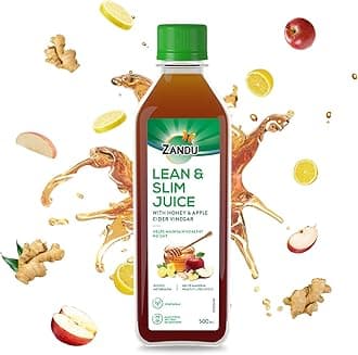 Zandu Lean & Slim Juice 500ml| with Honey & Apple Cider Vinegar, Helps Maintain Healthy Weight & Boosts Metabolism, 100% Ayurvedic and Natural