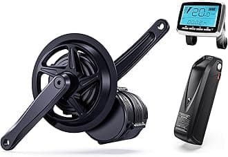 TSDZ8 750W Mid-Drive Ebike Conversion Kit with Optional Battery - Upgrade Your Ride with Powerful Electric Bike Kit (68mm/73mm BB Length, Universal Fit)