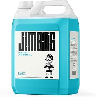 JIMBO'S TOUGH AS SHELL CERAMIC SPRAY COATING – Super Slick, No Streaks, Easy Ceramic Protection for Car Paint, Glass, Trim & More | Hybrid Formula with UV Protection | 1 Gallon