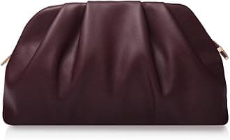 Clutch Purse for Women Soft Pleated PU Wedding Clutch, Elegant Evening Bag for Galas, Proms,Cocktail Parties